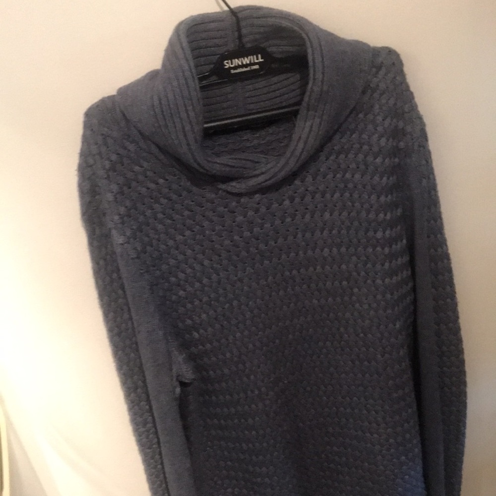 Sean John Oversized Lavender Sweater Dress Heavy and Warm for Winter!